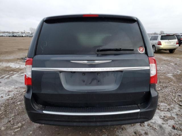 2C4RC1CG6ER238509 - 2014 CHRYSLER TOWN & COU TOURING L BLUE photo 6