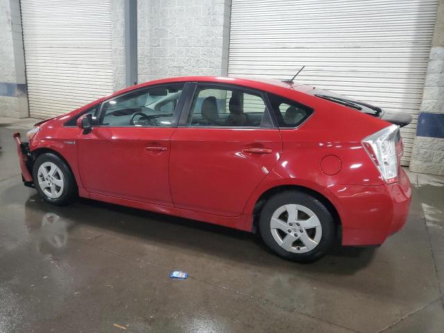 JTDKN3DU7A1304625 - 2010 TOYOTA PRIUS RED photo 2