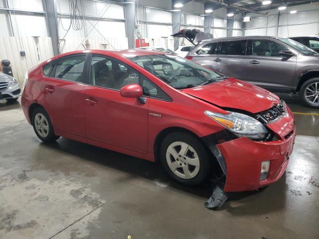 JTDKN3DU7A1304625 - 2010 TOYOTA PRIUS RED photo 4