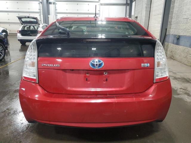 JTDKN3DU7A1304625 - 2010 TOYOTA PRIUS RED photo 6