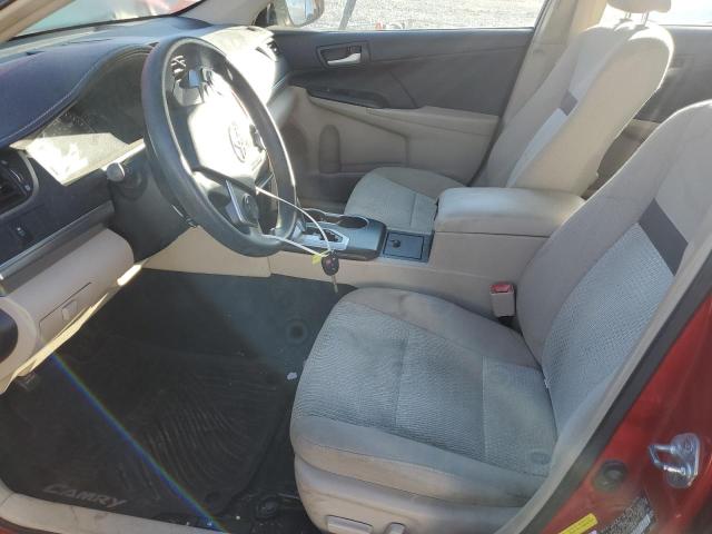 4T1BF1FK1DU688008 - 2013 TOYOTA CAMRY L RED photo 7