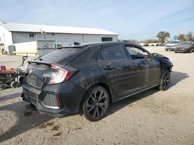 SHHFK7H90HU427318 - 2017 HONDA CIVIC SPORT TOURING Чорний фото 3