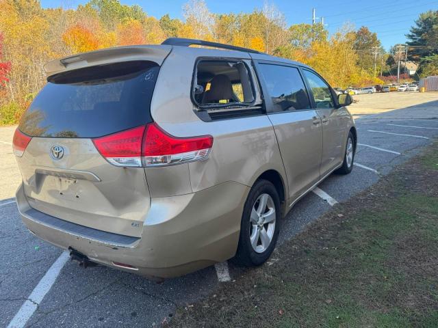 5TDKK3DC9CS233451 - 2012 TOYOTA SIENNA LE GOLD photo 4