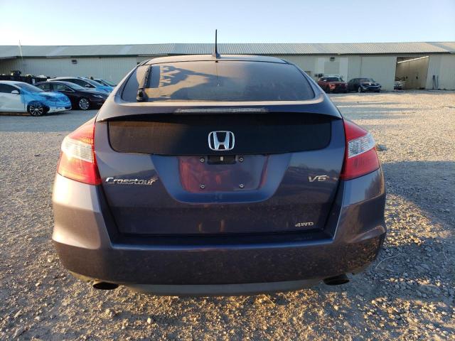 5J6TF2H53CL010381 - 2012 HONDA CROSSTOUR EXL BLUE photo 6