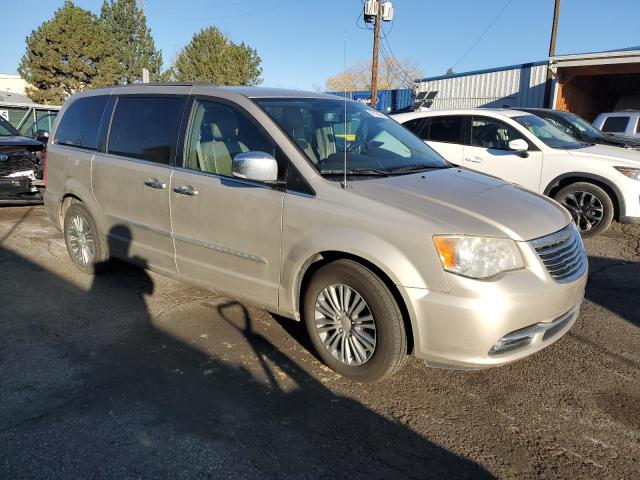 2C4RC1CG7DR537554 - 2013 CHRYSLER TOWN & COU TOURING L GOLD photo 4
