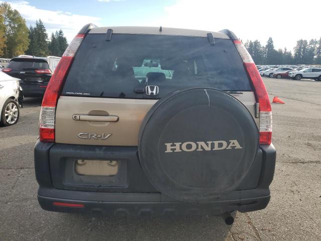 JHLRD78825C024310 - 2005 HONDA CR-V EX ოქროსფერი ფოტო 6