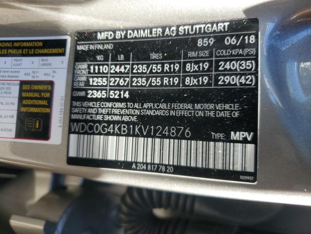 WDC0G4KB1KV124876 - 2019 MERCEDES-BENZ GLC 300 4MATIC SILVER photo 13