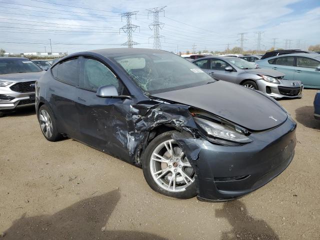 7SAYGAEE9NF328425 - 2022 TESLA MODEL Y Gris foto 4