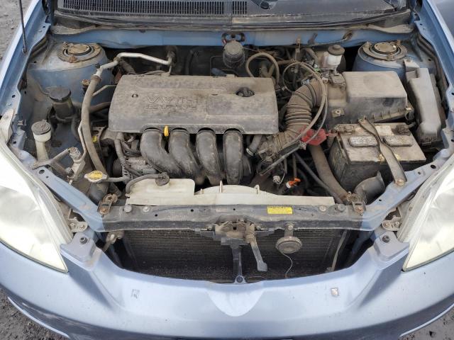 2T1KR32E74C831922 - 2004 TOYOTA COROLLA MA XR BLUE photo 11