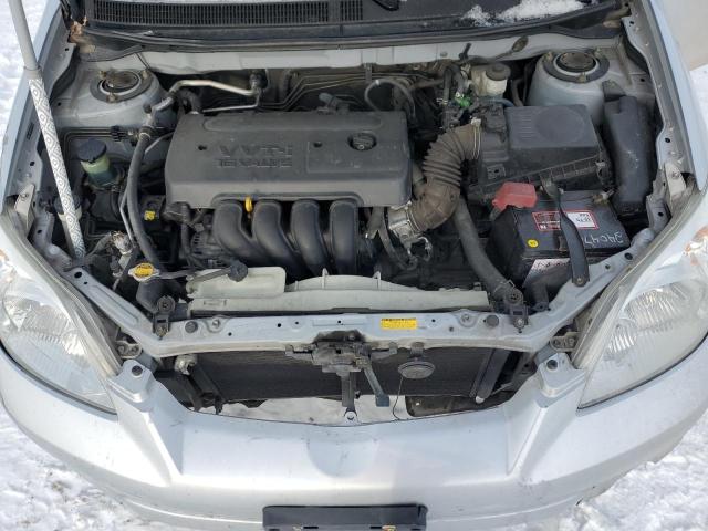 2T1KR32E85C324769 - 2005 TOYOTA COROLLA MA XR SILVER photo 12