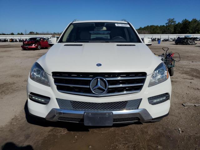 4JGDA5HB0DA177645 - 2013 MERCEDES-BENZ ML 350 4MATIC WHITE photo 5
