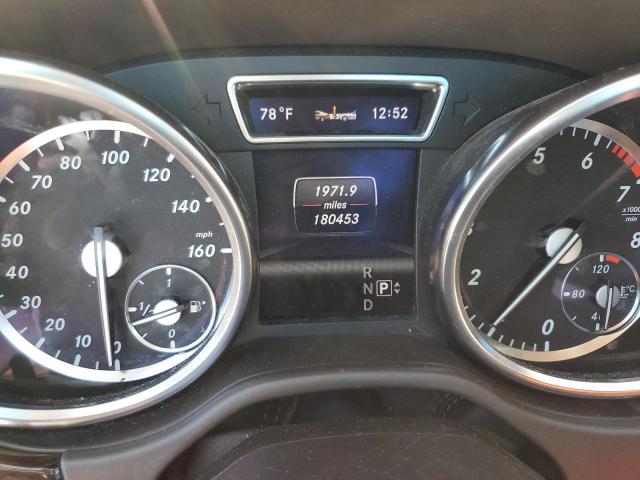 4JGDA5HB0DA177645 - 2013 MERCEDES-BENZ ML 350 4MATIC WHITE photo 9