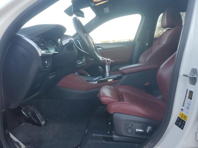 5UXUJ5C55KLJ64105 - 2019 BMW X4 M40I WHITE photo 7