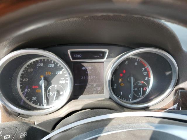 4JGDA5HB9CA065800 - 2012 MERCEDES-BENZ ML 350 4MATIC BLUE photo 9