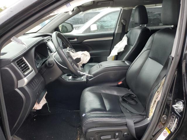 5TDKKRFH6GS133521 - 2016 TOYOTA HIGHLANDER XLE BLACK photo 7