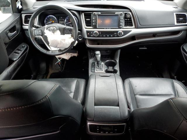 5TDKKRFH6GS133521 - 2016 TOYOTA HIGHLANDER XLE BLACK photo 8