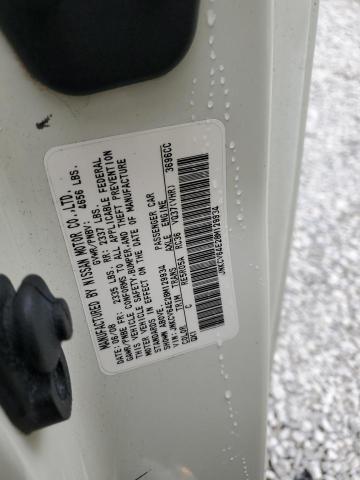 JNKCV64E28M129934 - 2008 INFINITI G37 BASE WHITE photo 12