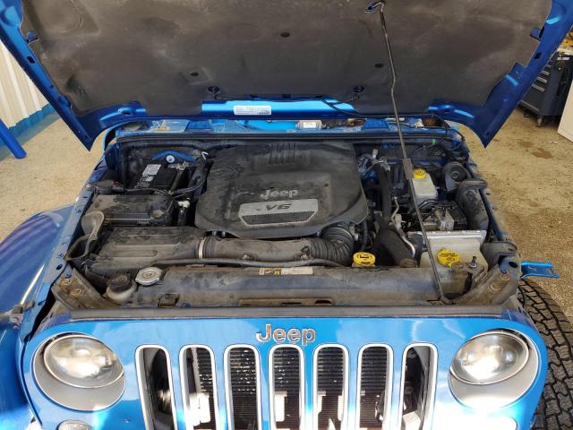 1C4BJWEG1GL172108 - 2016 JEEP WRANGLER U SAHARA BLUE photo 12