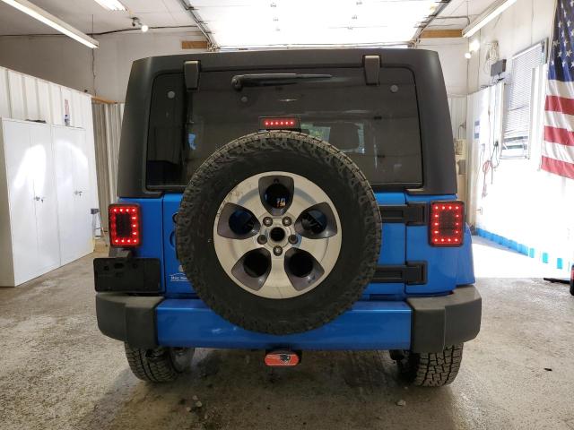 1C4BJWEG1GL172108 - 2016 JEEP WRANGLER U SAHARA BLUE photo 6