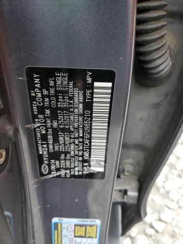 KM8JTCAF6FU985210 - 2015 HYUNDAI TUCSON GLS GRAY photo 13