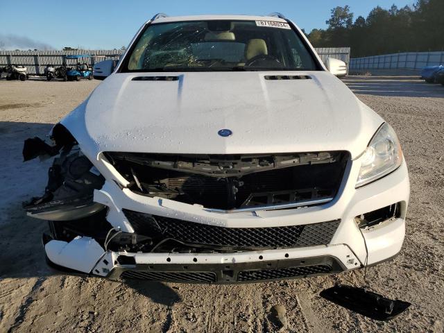 4JGDA5HB4FA562919 - 2015 MERCEDES-BENZ ML 350 4MATIC WHITE photo 5