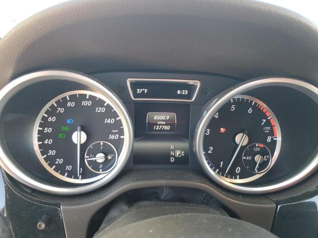 4JGDA5HB4FA562919 - 2015 MERCEDES-BENZ ML 350 4MATIC WHITE photo 9