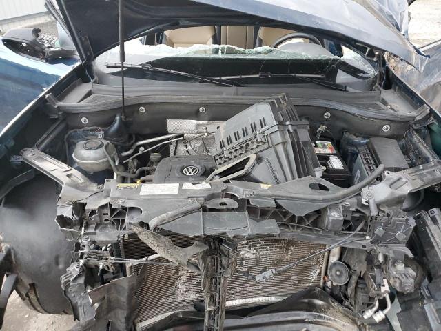 1V2WC2CA8MC240482 - 2021 VOLKSWAGEN ATLAS CROS SE BLUE photo 11