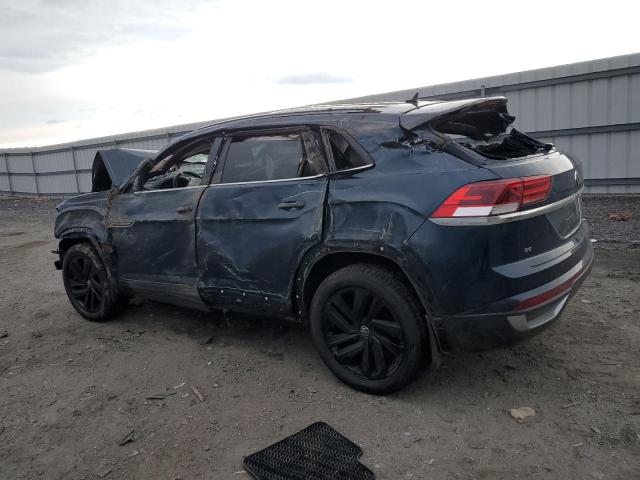 1V2WC2CA8MC240482 - 2021 VOLKSWAGEN ATLAS CROS SE BLUE photo 2