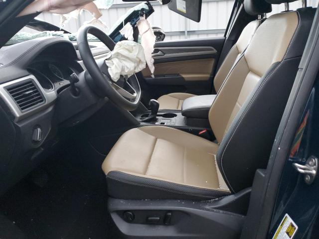 1V2WC2CA8MC240482 - 2021 VOLKSWAGEN ATLAS CROS SE BLUE photo 7