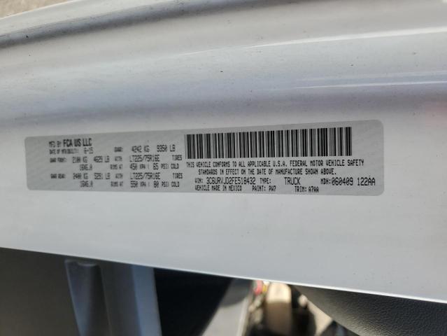 3C6URVJD2FE518432 - 2015 RAM PROMASTER 3500 HIGH 白色 照片 13