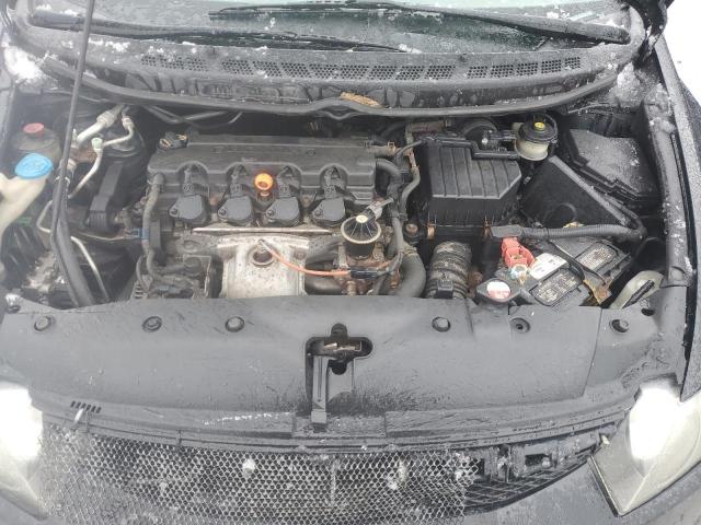 19XFA16609E005602 - 2009 HONDA CIVIC LX-S BLACK photo 11