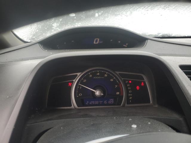 19XFA16609E005602 - 2009 HONDA CIVIC LX-S BLACK photo 9