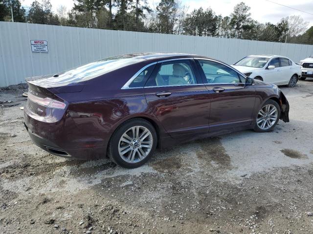 3LN6L2G90DR827080 - 2013 LINCOLN MKZ BURGUNDY photo 3