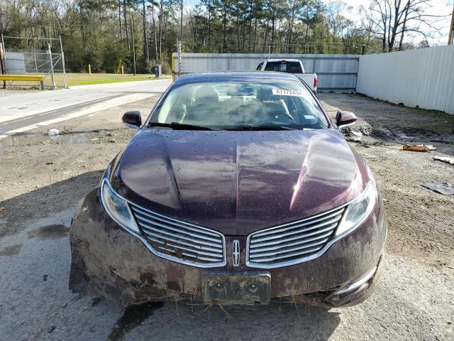 3LN6L2G90DR827080 - 2013 LINCOLN MKZ BURGUNDY photo 5