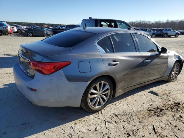 JN1AV7AR7EM701617 - 2014 INFINITI Q50 HYBRID PREMIUM SILVER photo 3