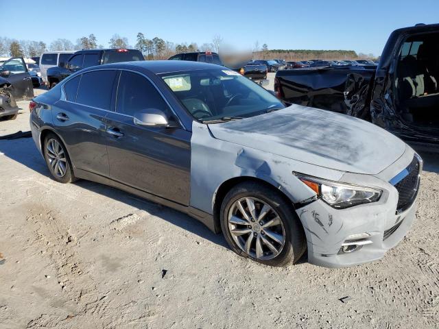 JN1AV7AR7EM701617 - 2014 INFINITI Q50 HYBRID PREMIUM SILVER photo 4