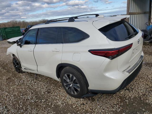 5TDGZRAH2LS502880 - 2020 TOYOTA HIGHLANDER XLE WHITE photo 2