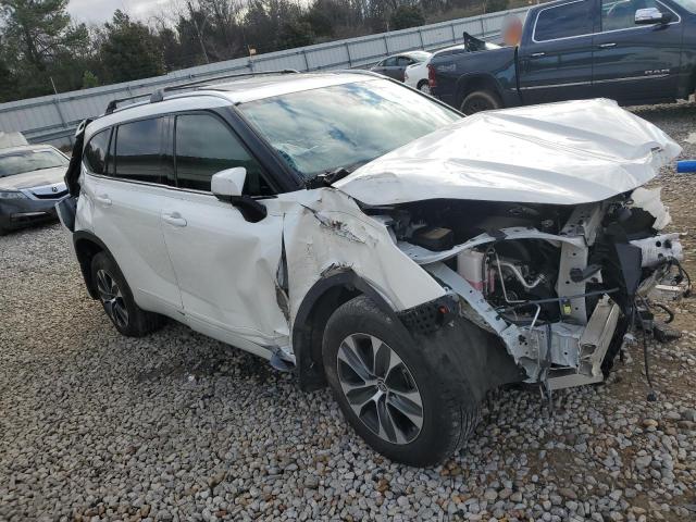 5TDGZRAH2LS502880 - 2020 TOYOTA HIGHLANDER XLE WHITE photo 4