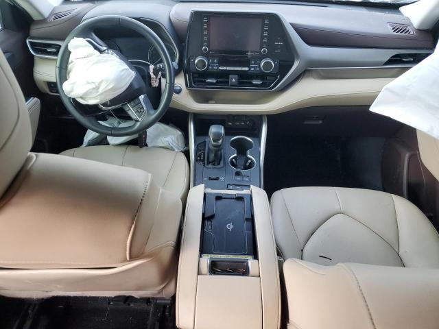 5TDGZRAH2LS502880 - 2020 TOYOTA HIGHLANDER XLE WHITE photo 8