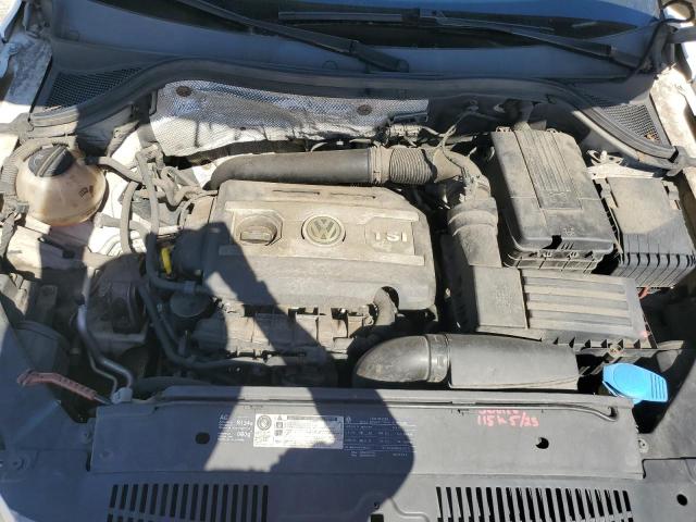 WVGAV7AX8BW525930 - 2011 VOLKSWAGEN TIGUAN S WHITE photo 12