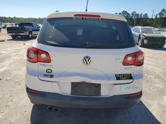 WVGAV7AX8BW525930 - 2011 VOLKSWAGEN TIGUAN S WHITE photo 6