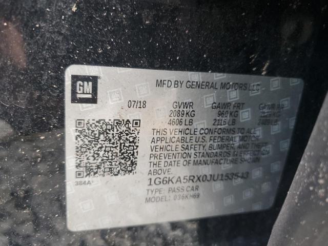 1G6KA5RX0JU153543 - 2018 CADILLAC CT6 BLACK photo 13