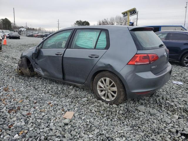 3VW217AU3FM019189 - 2015 VOLKSWAGEN GOLF GRAY photo 2