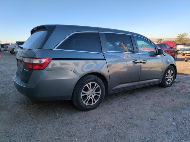 5FNRL5H60CB039035 - 2012 HONDA ODYSSEY EXL GRAY photo 3