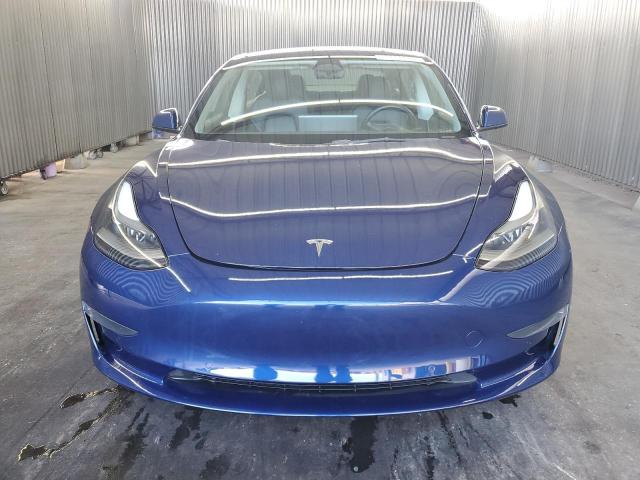 5YJ3E1EA4NF368650 - 2022 TESLA MODEL 3 BLUE photo 5