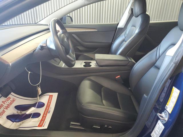 5YJ3E1EA4NF368650 - 2022 TESLA MODEL 3 BLUE photo 7