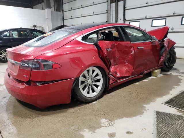 5YJSA1E20GF139109 - 2016 TESLA MODEL S RED photo 3