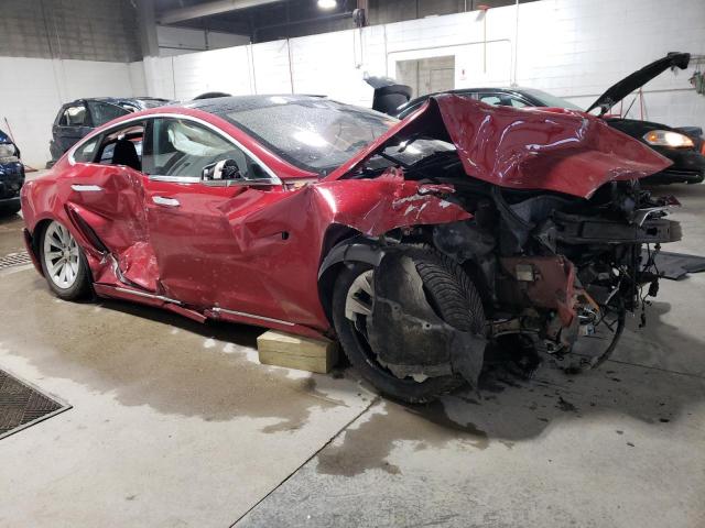 5YJSA1E20GF139109 - 2016 TESLA MODEL S RED photo 4