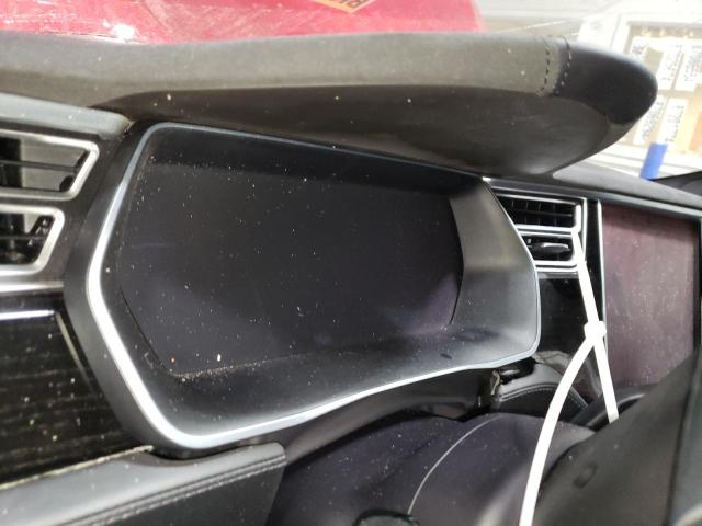 5YJSA1E20GF139109 - 2016 TESLA MODEL S RED photo 9