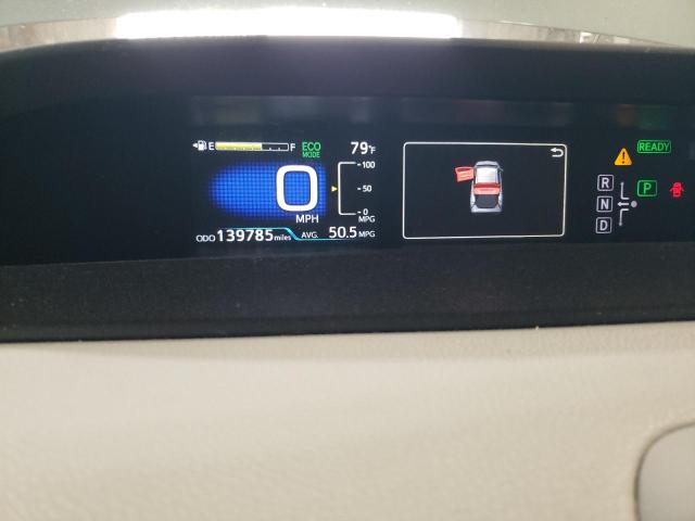 JTDKARFU5H3036782 - 2017 TOYOTA PRIUS TURQUOISE photo 9